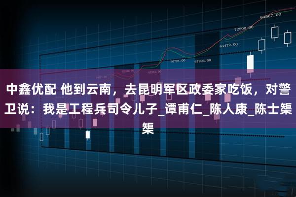 中鑫优配 他到云南，去昆明军区政委家吃饭，对警卫说：我是工程兵司令儿子_谭甫仁_陈人康_陈士榘