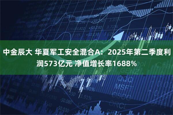 中金辰大 华夏军工安全混合A:2025年第二季度利润573亿元 净值增长率1688%