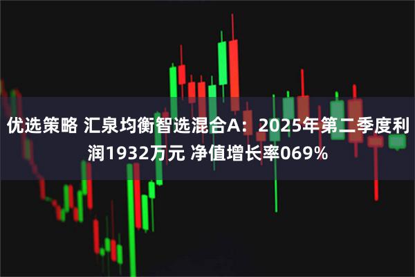 优选策略 汇泉均衡智选混合A:2025年第二季度利润1932万元 净值增长率069%